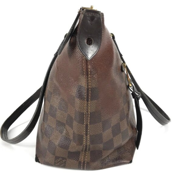 LOUIS VUITTON N41012 Damier Jena PM Tote Bag Shoulder Bag Canvas Ebene Brown - Picture 4 of 16